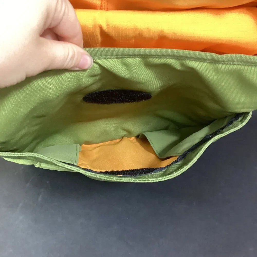 Crumpler The Luncheon - Olive Green & Orange Messenger Bag - w/Strap